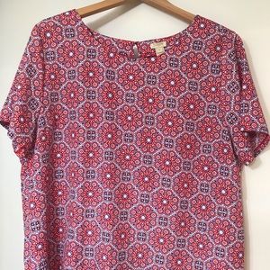 J Crew short-sleeve dress shirt.